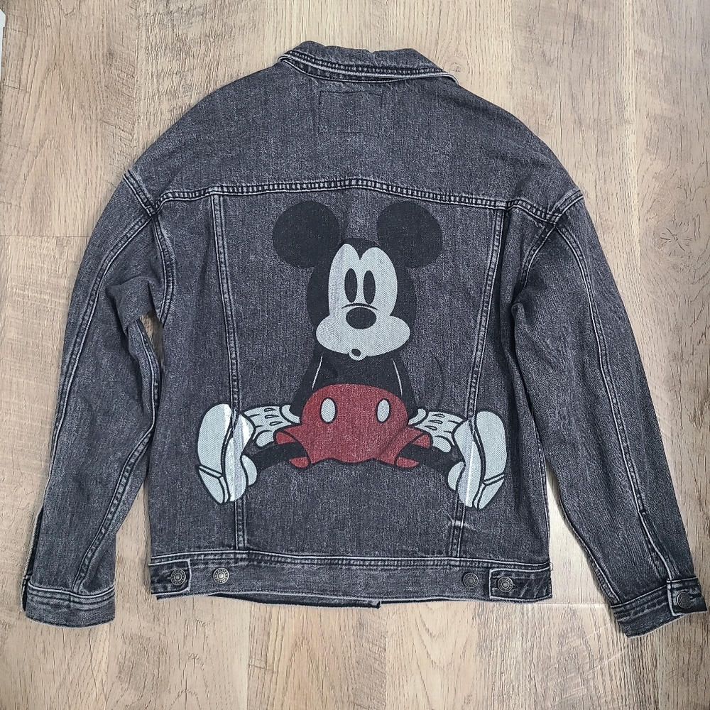 Disney x AE Mickey Boyfriend Denim Jacket